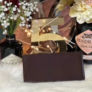 AUTHENTIC CHRISTIAN DIOR LOGO LONG BIFOLD WALLET